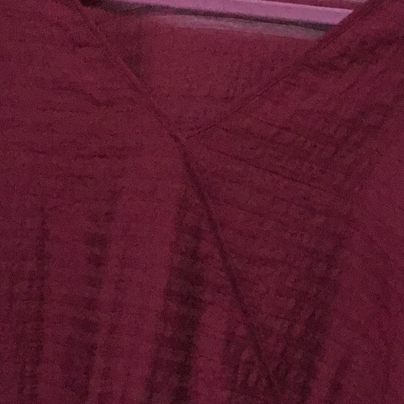 Stripe wrap back crop blouse - Picture 5 of 7